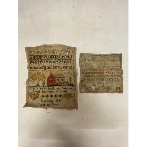 45 - TWO VICTORIAN SAMPLERS