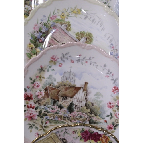 156 - A QUANTITY OF ROYAL ALBERT PLATES TO INCLUDE CHRISTMAS MAGIC, SUMMER, SPRING, WINTER AND AUTUMN