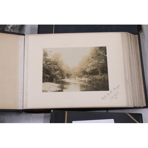 168 - FOUR VINTAGE PHOTO ALBUMS TO INCLUDE PHOTOS OF THE LAKE DISTRICT, MIDDLETON, CHESTER, ETC.,