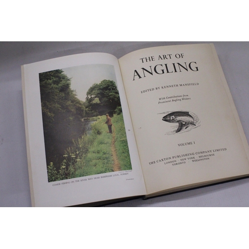 64 - A FIRST EDITION BOOK OF THE ART OF ANGLING VOL I BY KENNETH MANSFIELD 1957