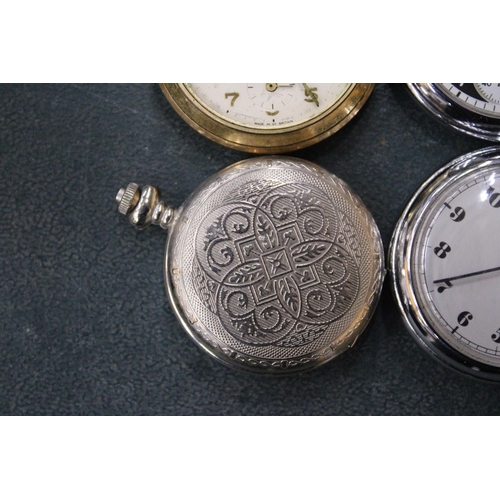 65 - FOUR VINTAGE POCKET WATCHES