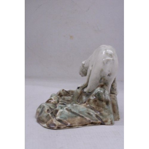 67 - A 1930'S RADFORD POTTERY ENGLAND POLAR BEAR FIGURE