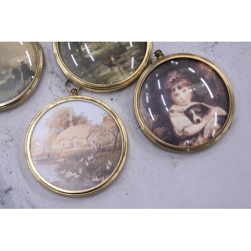 89 - A QUANTITY OF VINTAGE MINIATURE PORTRAITS BY PETER BATES TOGETHER WITH OTHERS