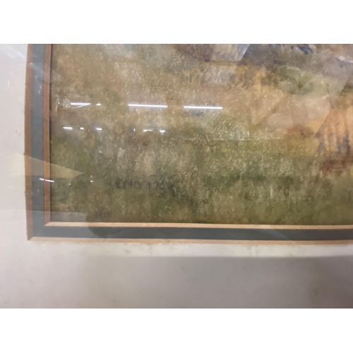 22A - A PAIR OF FRAMED AND GLAZED WATERCOLOURS OF COUNTRY SCENES SIGNED T.E. SADDINGTON TAYLOR (BRITISH 20... 