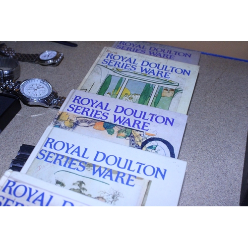 290 - FIVE ROYAL DOULTON SERIES WARE BOOKS