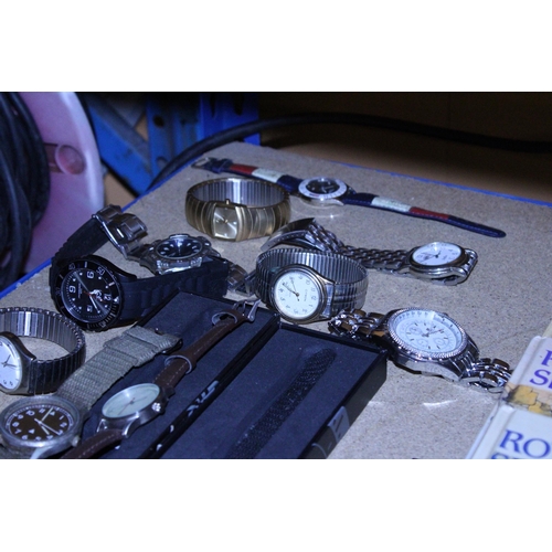 291 - A COLLECTION OF 20 WATCHES TO INCLUDE ICE, CITRON, TOMMY HILFIGER, ETC