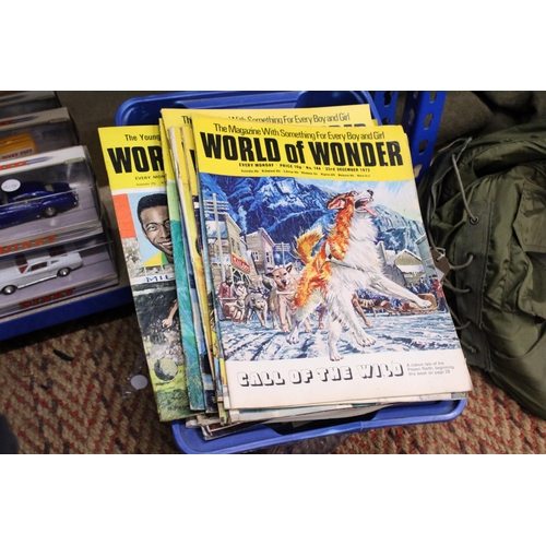 295 - A LARGE QUANTITY OF WORLD OF WONDER MAGAZINES