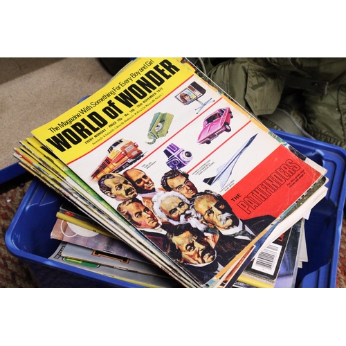 295 - A LARGE QUANTITY OF WORLD OF WONDER MAGAZINES