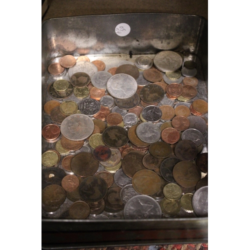 297 - A COLLECTION OF VINTAGE WORLD COINS