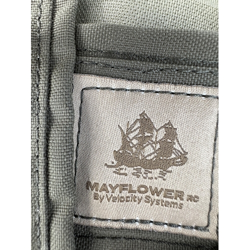 3837 - FIVE MAYFLOWER HARNESSES WITH POUCHES