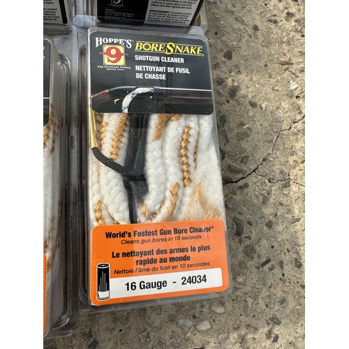 3876 - TEN HOPPES BORESNAKE SHOTGUN CLEANERS