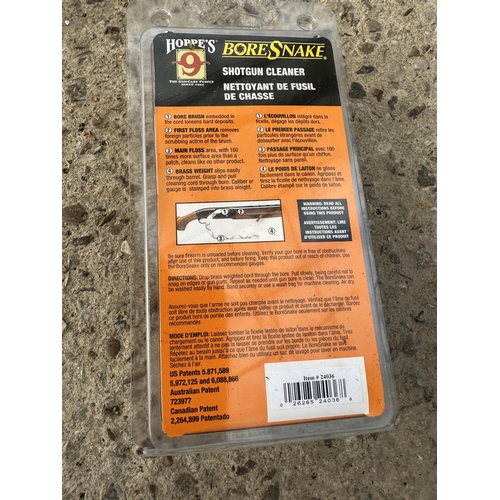 3877 - TWENTY HOPPES BORESNAKE SHOTGUN CLEANERS 10 GAUGE