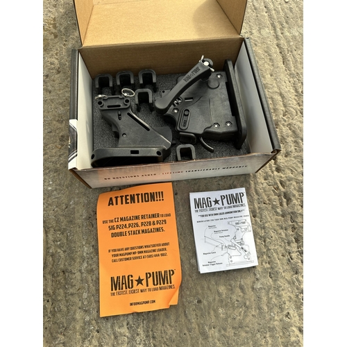 3912 - TWO BOXED MAG PUMPS AR-15