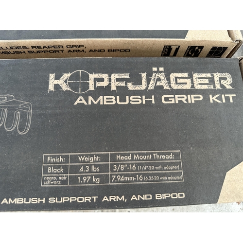 3942 - TWO BOXED KOPF JAGER AMBUSH GRIP KITS