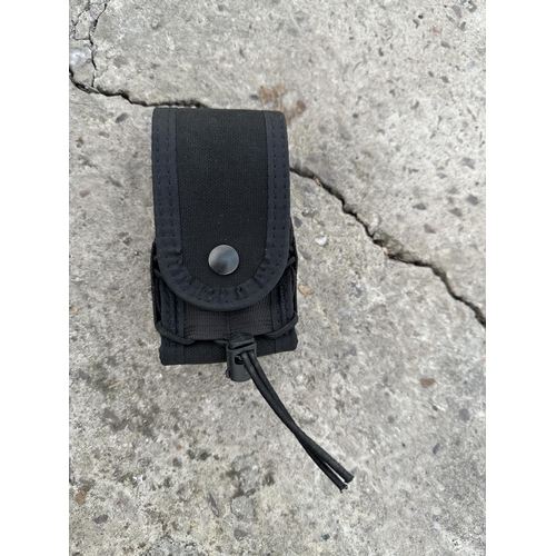 3972 - FIFTEEN BLACK HANDCUFF POUCHES