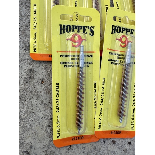 3981 - FORTY HOPPES RIFLE CLEANING BRUSHES