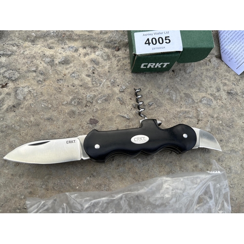 4005 - SIX CRKT MULTI FUNCTIONAL TOOLS