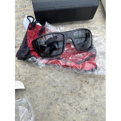 4006 - THREE BOXED MAGPUL SUNGLASSES WITH CASE