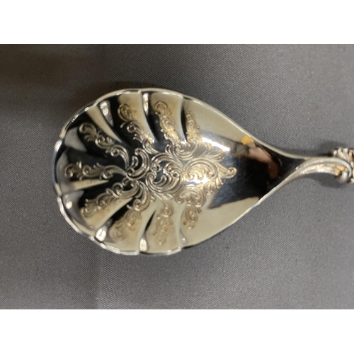 5 - T H MARTHINSEN NORWAY DECORATIVE 925 SILVER SPOON