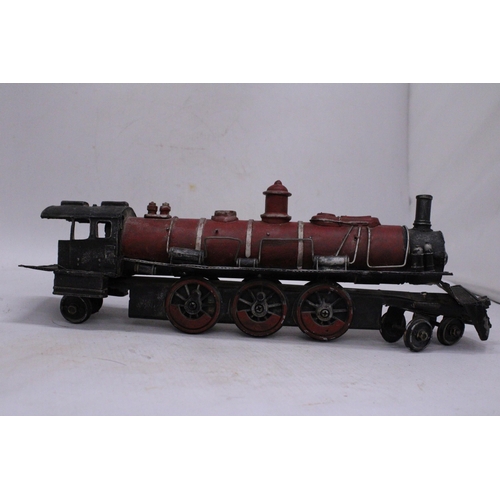 131 - A LARGE NORTH AMERICAN STEEL AND TIN PLATE LOCO