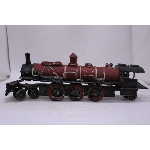 131 - A LARGE NORTH AMERICAN STEEL AND TIN PLATE LOCO