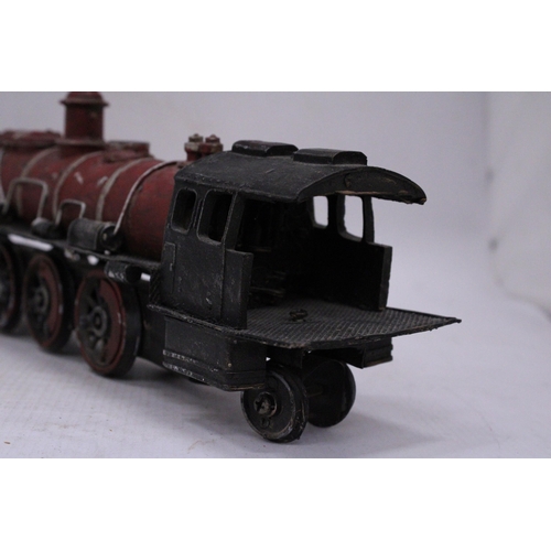 131 - A LARGE NORTH AMERICAN STEEL AND TIN PLATE LOCO