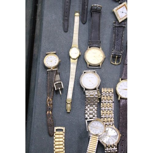 222 - APPROX 28 VINTAGE AND MODERN WRISTWATCHES TO INCLUDE SEKONDA, AVIA, TIMEX, ETC