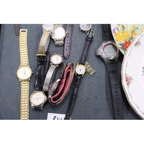 222 - APPROX 28 VINTAGE AND MODERN WRISTWATCHES TO INCLUDE SEKONDA, AVIA, TIMEX, ETC