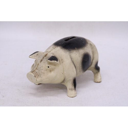 224 - A CAST PIG MONEY BOX