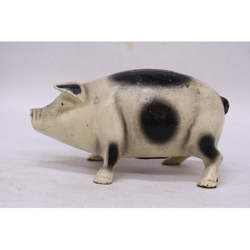 224 - A CAST PIG MONEY BOX