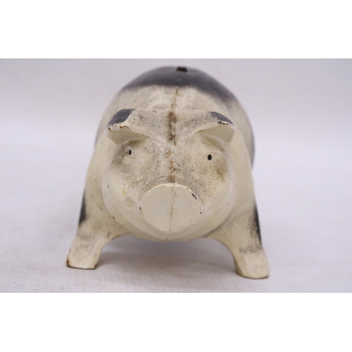 224 - A CAST PIG MONEY BOX