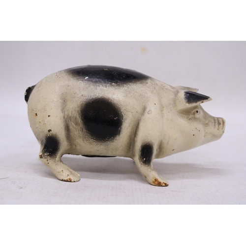 224 - A CAST PIG MONEY BOX