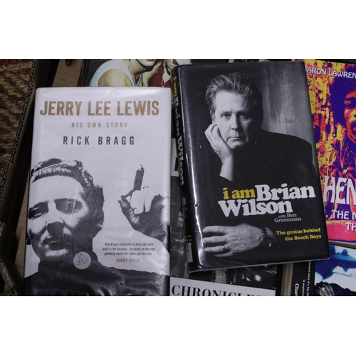 273 - A COLLECTION OF MUSIC AUTOBIOGRAPHIES TO INCLUDE JIMI HENDRIX, THE LIBERTINES, MORRISSEY, BOB DYLAN,... 