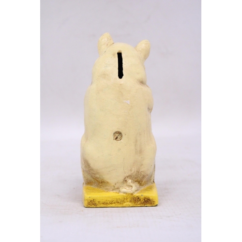 65 - A CAST 'THE WISE PIG' MONEY BOX