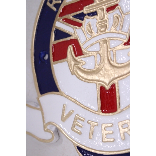 86 - A CAST ROYAL NAVY VETERAN SIGN