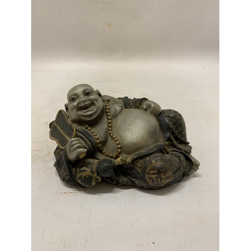 353 - THREE LAUGHING BUDDHA FIGURES