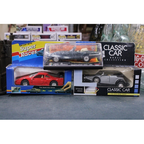 295 - SEVEN BOXED DIE-CAST CARS