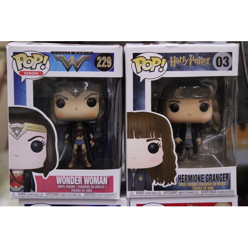 296 - SEVEN NEW AND BOXED 'FUNKO' FIGURES