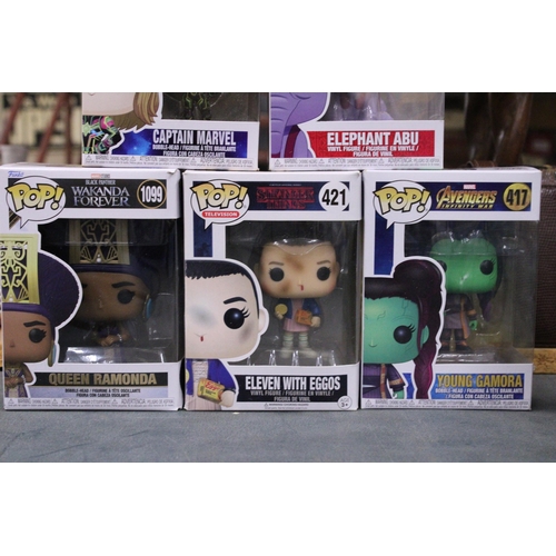 296 - SEVEN NEW AND BOXED 'FUNKO' FIGURES