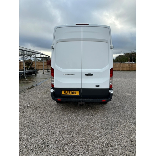 199 - FORD TRANSIT L3 H3 TREND MJ15WHL MANUAL DIESEL 76660 MILES MOT 16/07/25 ONE OWNER FROM NEW 2 KEYS  S... 