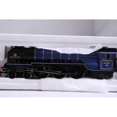 321 - A BACHMANN OO GAUGE CLASS A1 60161 'NORTH BRITISH' BR BLUE E/EMBLEM LOCOMOTIVE 32-553 - AS NEW IN BO... 