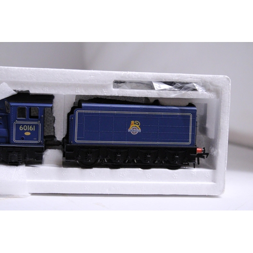 321 - A BACHMANN OO GAUGE CLASS A1 60161 'NORTH BRITISH' BR BLUE E/EMBLEM LOCOMOTIVE 32-553 - AS NEW IN BO... 