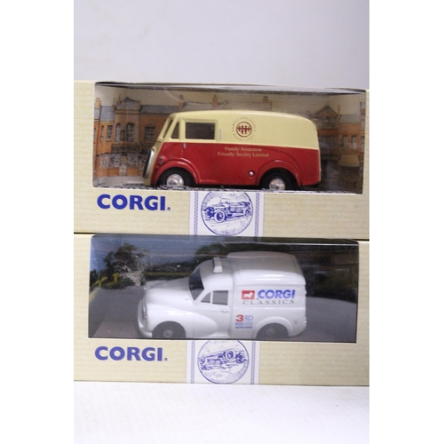 344 - SIX CORGI MODELS - ALL AS NEW IN BOXES