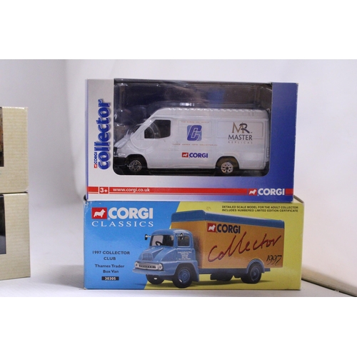 344 - SIX CORGI MODELS - ALL AS NEW IN BOXES