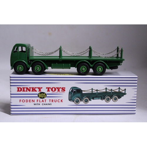 347 - TWO ATLAS DINKY MODELS TO INCLUDE, A 905 FODEN FLAT TRUCK WITH CHAIN AND A 942 FODEN 14 TON TANKER -... 