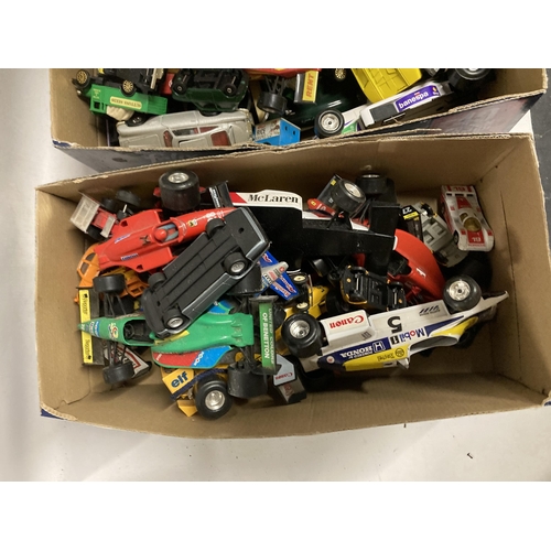 451 - A VERY QUANTITY OF DIECAST VEHICLES TO INCLUDE A BURAGO JAGUAR E,LARGE FORMULAR ONE CARS ETC,