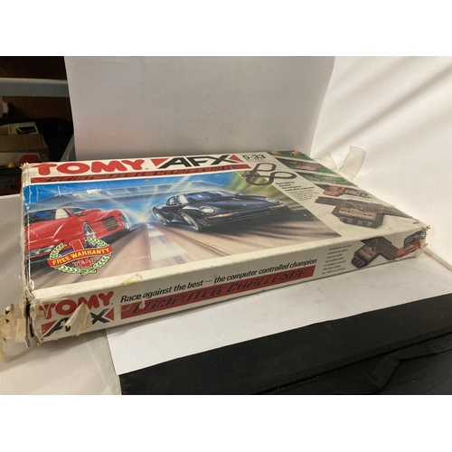 456 - A VINTAGE TOMY AFX SLOT RACING SET