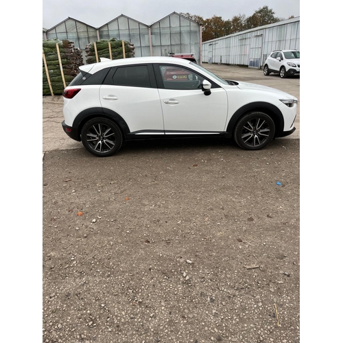 182A - A MAZDA CX3 SPORT NAV 4 X 4 1.5 WITH 5 DOORS SERVICE BILLS 2 KEYS MOT TILL 21/07/25 REG YL15 VWP  NO... 