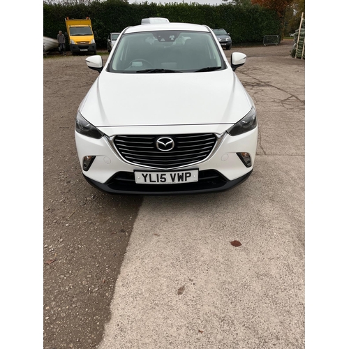 182A - A MAZDA CX3 SPORT NAV 4 X 4 1.5 WITH 5 DOORS SERVICE BILLS 2 KEYS MOT TILL 21/07/25 REG YL15 VWP  NO... 