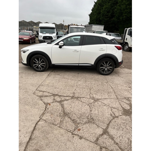 182A - A MAZDA CX3 SPORT NAV 4 X 4 1.5 WITH 5 DOORS SERVICE BILLS 2 KEYS MOT TILL 21/07/25 REG YL15 VWP  NO... 